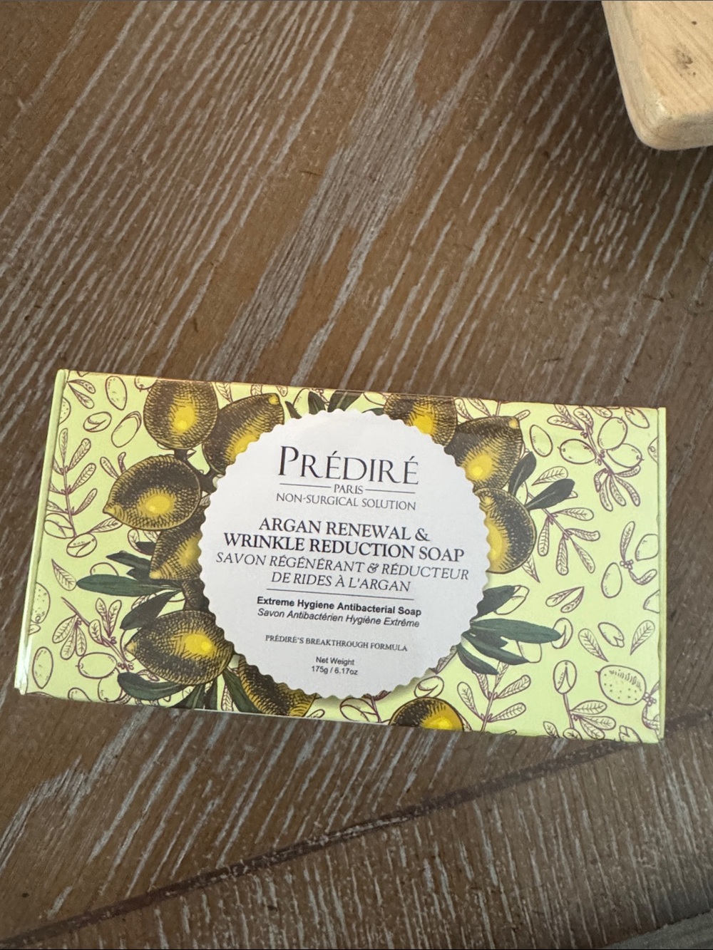 Predire Argan Renewal & Wrinkle Reduction Soap - Green